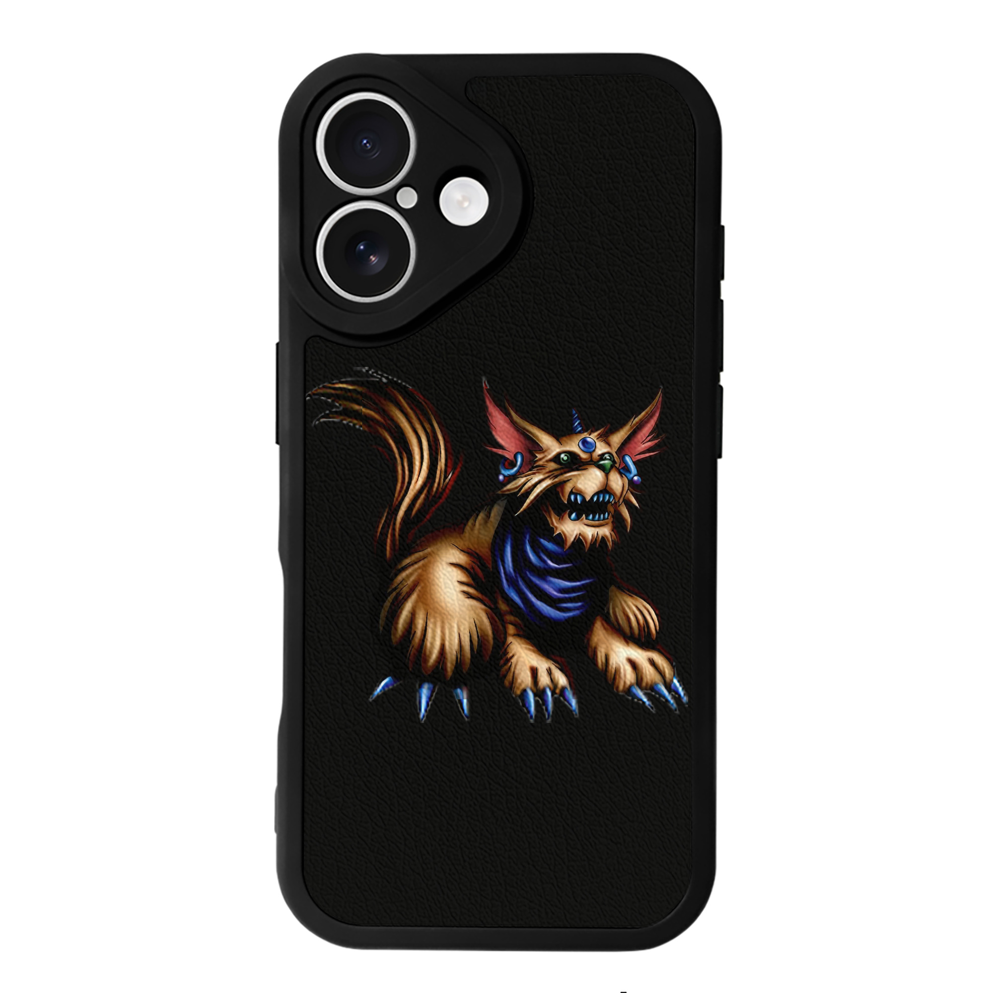 （画像用） 遊☆戯☆王 Yu-Gi-Oh! 【iPhone 16シリーズ対応】シリコンスマホケース（レザー調） 材質：シリコン